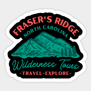 Fraser's Ridge North Carolina 1767 Wilderness Tours Sticker